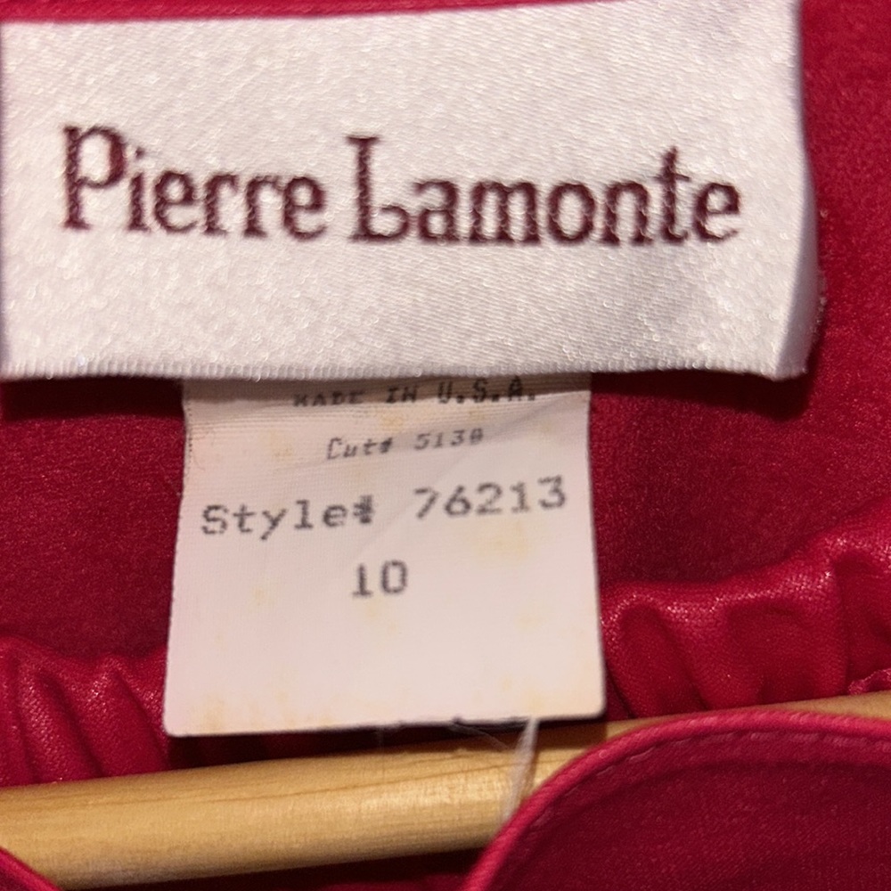 Pierre LaMonte Vintage  Barbie hot pink 2 piece skirt size 16 and jacket size 10 - Picture 9 of 9